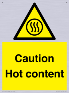 Caution Hot content